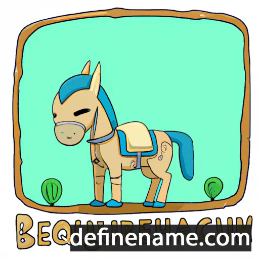 cartoon of the name Bucephalus