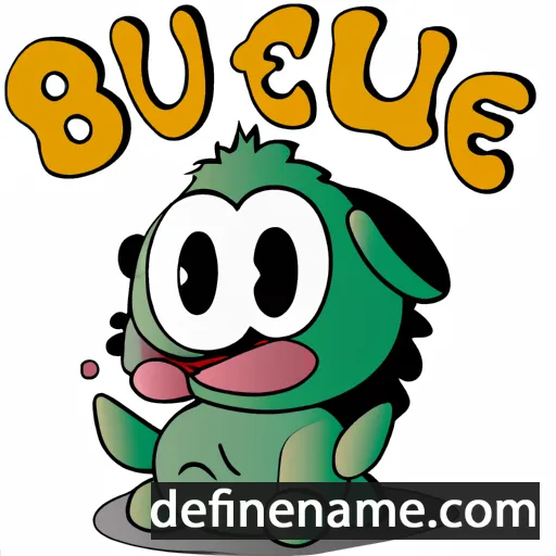 cartoon of the name Buchule