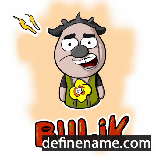 cartoon of the name Bulak