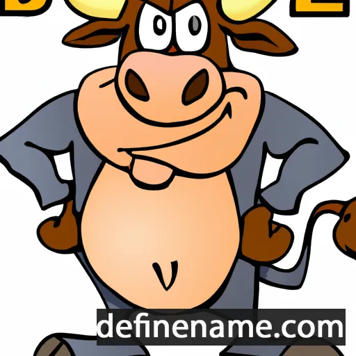 Bull cartoon