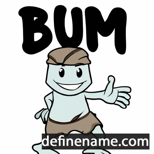 cartoon of the name Bumi