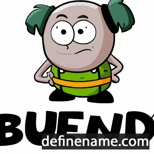 cartoon of the name Bunde