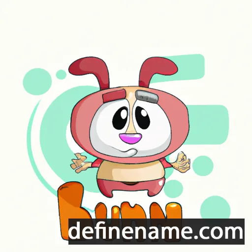 cartoon of the name Buni