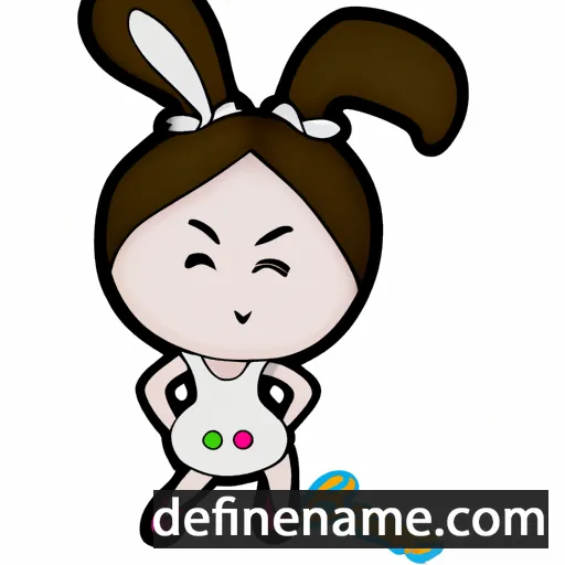 cartoon of the name Bunmee