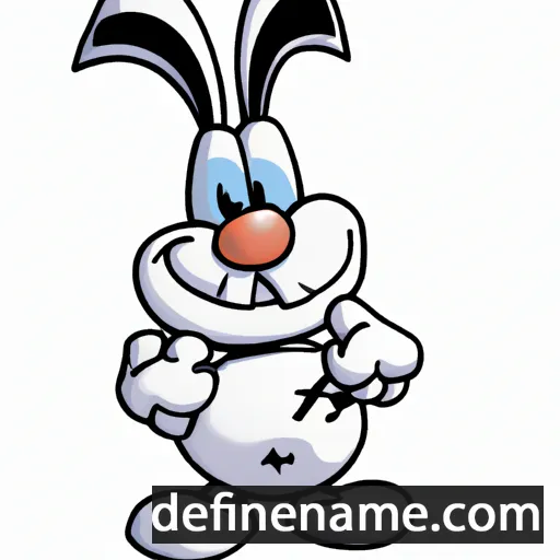 cartoon of the name Bunnie