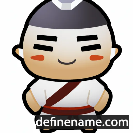 cartoon of the name Bunsei