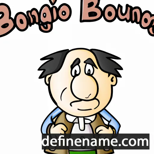 cartoon of the name Buonfiglio