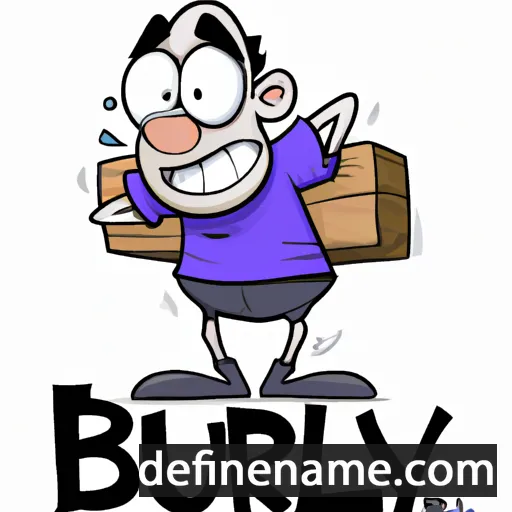 cartoon of the name Burley