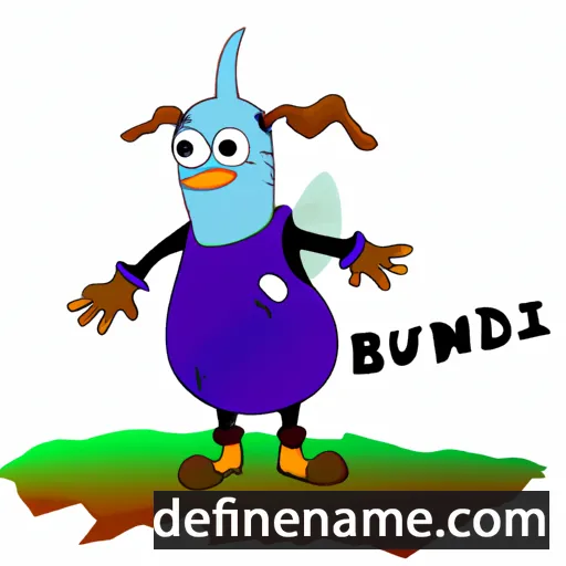 cartoon of the name Burunild