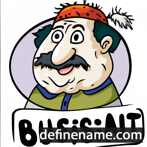 cartoon of the name Bustianu