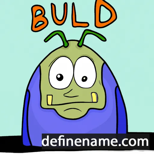 cartoon of the name Buðli