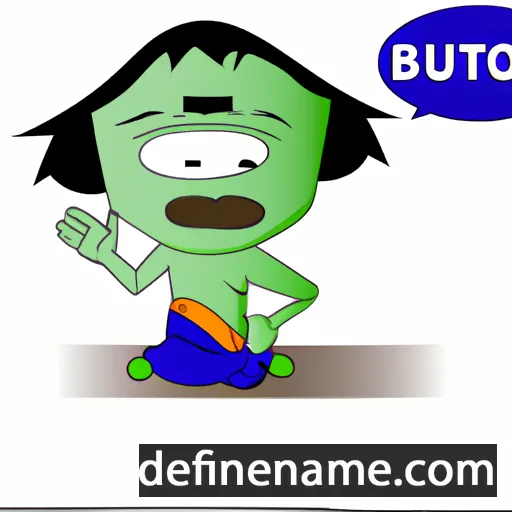 cartoon of the name Butho