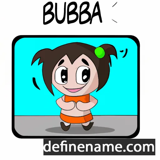 cartoon of the name Butsaba