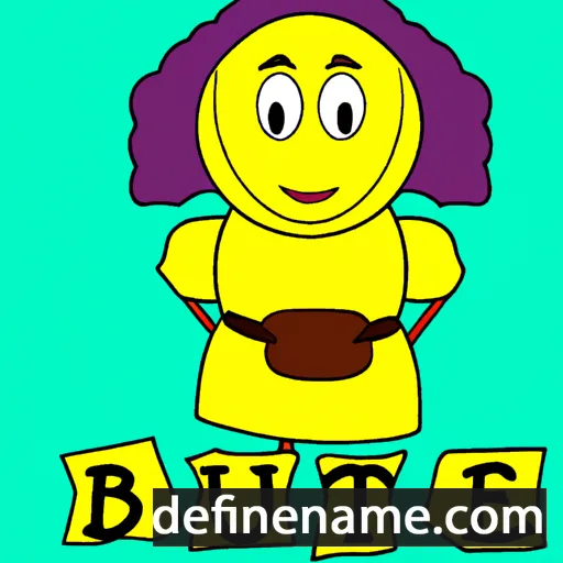 cartoon of the name Butta