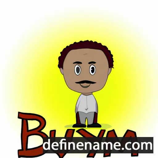 cartoon of the name Bynum