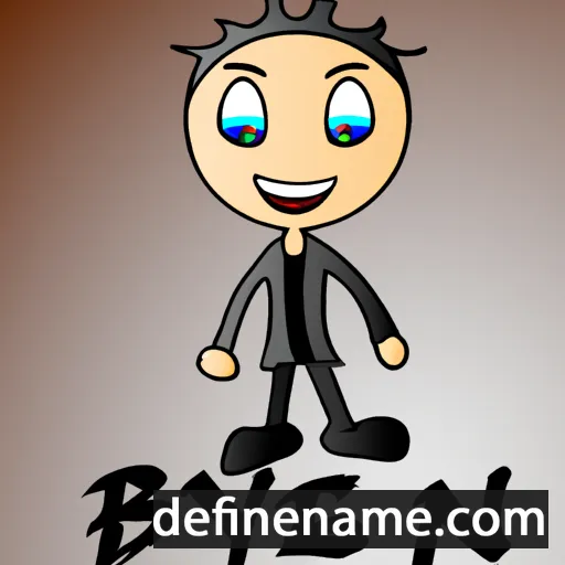 cartoon of the name Byren