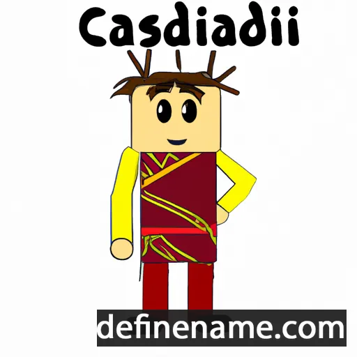 cartoon of the name Cabdirisaaq