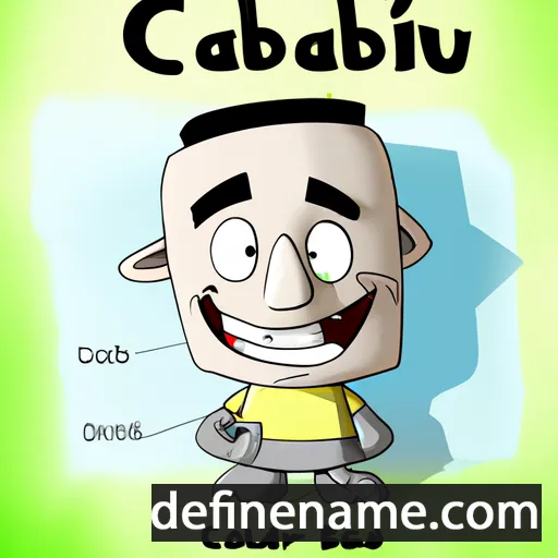 cartoon of the name Cabdul