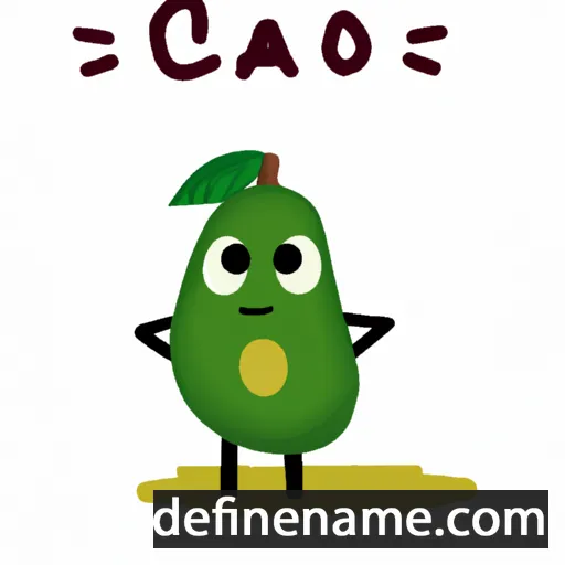 cartoon of the name Cado