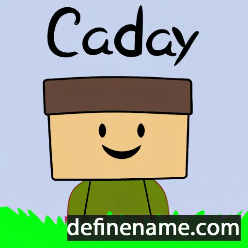 cartoon of the name Cadwy