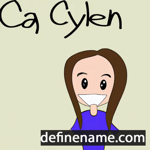 Caelyn cartoon