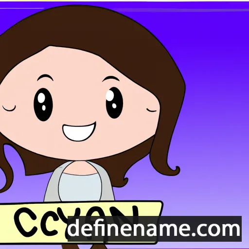 cartoon of the name Caeylyn