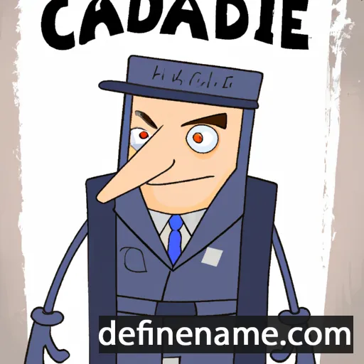 cartoon of the name Cahide