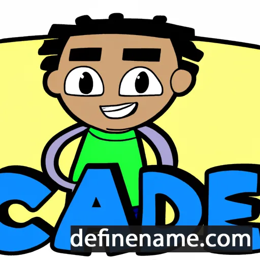 cartoon of the name Caide