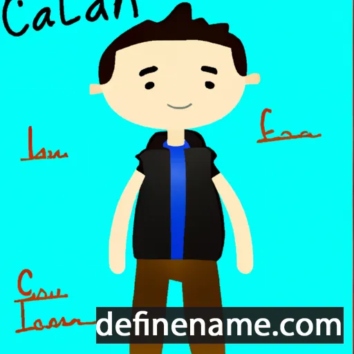 cartoon of the name Cailan