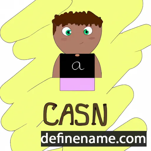 cartoon of the name Caisyn