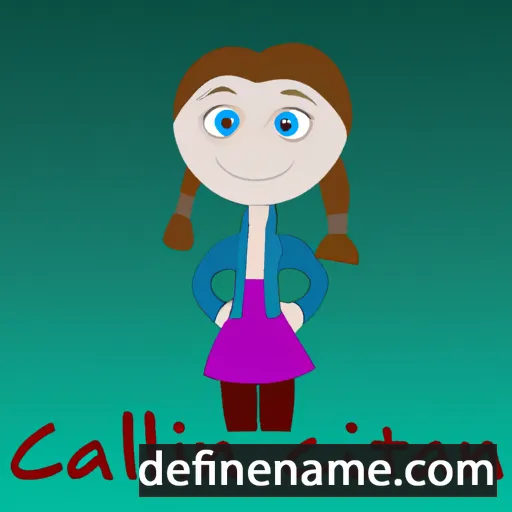 cartoon of the name Caitlinn