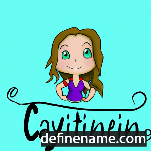 Caitlynne cartoon