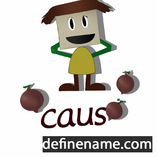 cartoon of the name Cajus