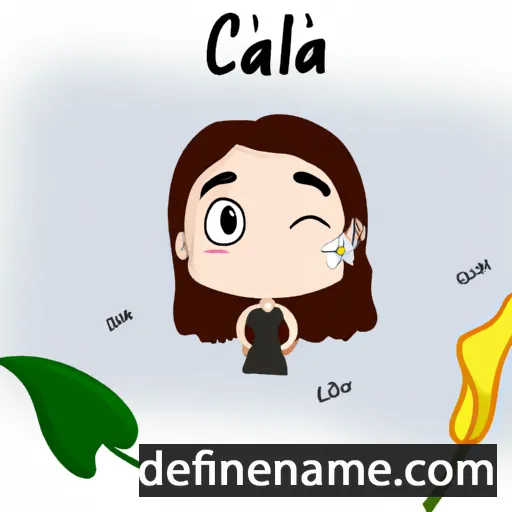 cartoon of the name Cala