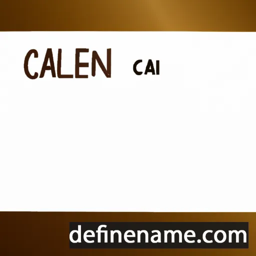 Calen cartoon