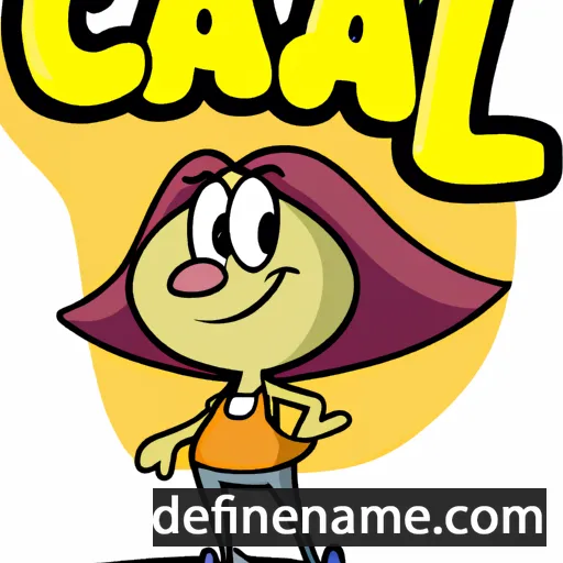 cartoon of the name Cali