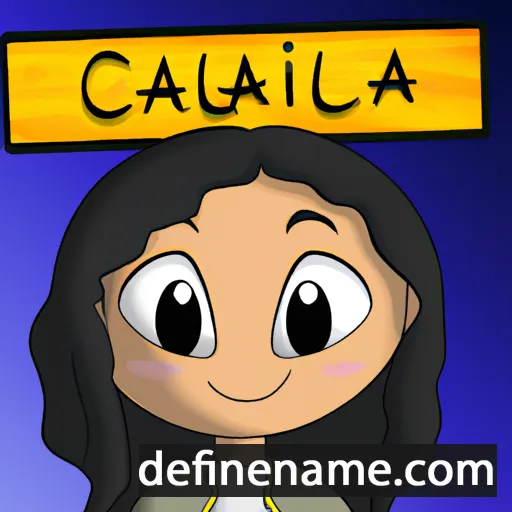 Caliah cartoon