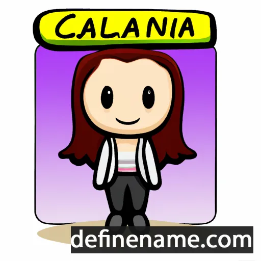 Calianna cartoon