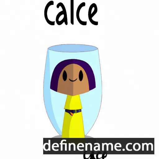 cartoon of the name Calice