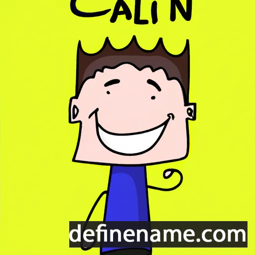 cartoon of the name Calin