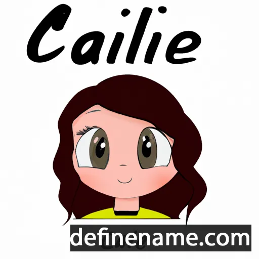 cartoon of the name Caline