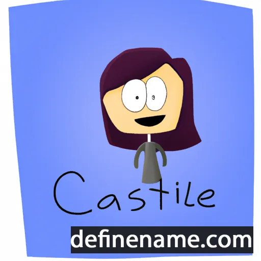 cartoon of the name Caliste