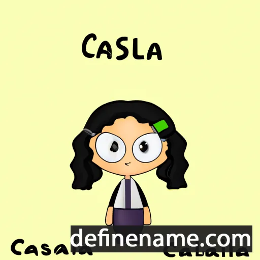 cartoon of the name Calistra