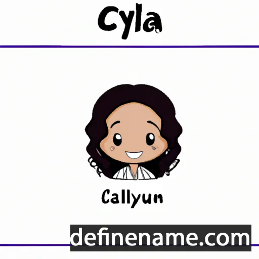 Caliyah cartoon