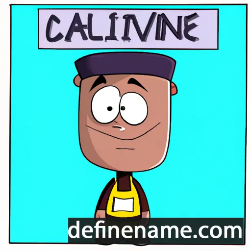 Calvine cartoon