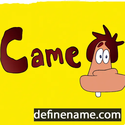 cartoon of the name Camané