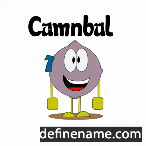 cartoon of the name Camball