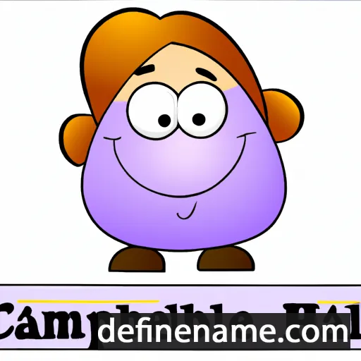 cartoon of the name Cambell