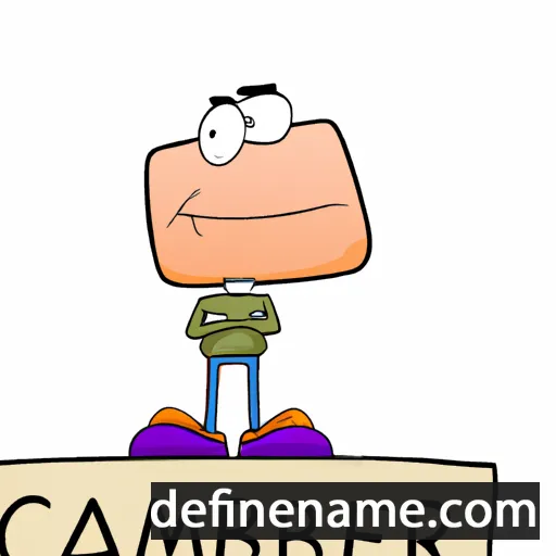 cartoon of the name Camber