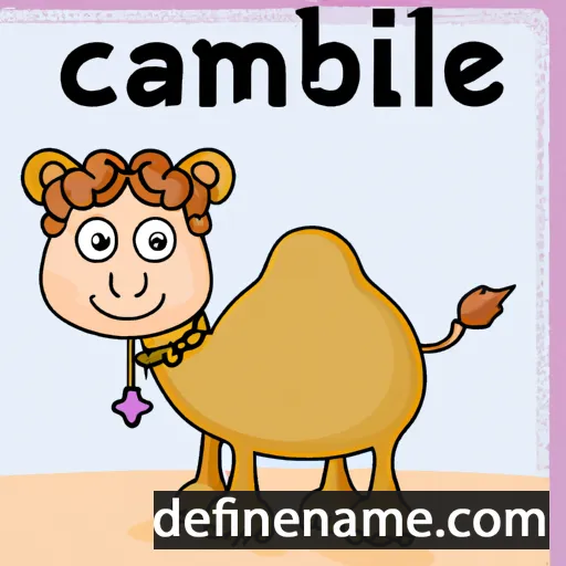 cartoon of the name Camella